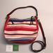 Kate Spade Bags | Kate Spade New York Cobble Hill Mylie Fabric Leather Crossbody Multi-Stripe New | Color: Blue/Orange/Pink/Red | Size: 10.6"H X 12.1"W X 4.5"D, Drop Length 22"