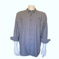 Columbia Shirts | Columbia Men's Regular Fit Long Sleeve Button-Down 100% Cotton Chambray Shirt Xl | Color: Blue/Gray | Size: Xl