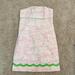 Lilly Pulitzer Dresses | Lilly Pulitzer Franco Alligator Dress Grrrowl Embroidered Strapless Size 10 | Color: Pink/White | Size: 10