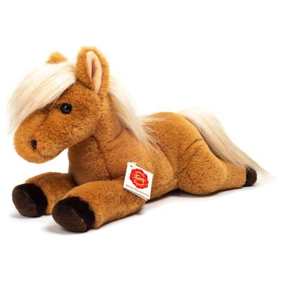 Kuscheltier TEDDY HERMANN "Pferd liegend, 34 cm" Plüschfiguren braun Kinder