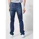 Regular-fit-Jeans STREET ONE MEN Gr. 29, Länge 34, blau (dark indigo authentic wash) Herren Jeans 5-Pocket-Jeans