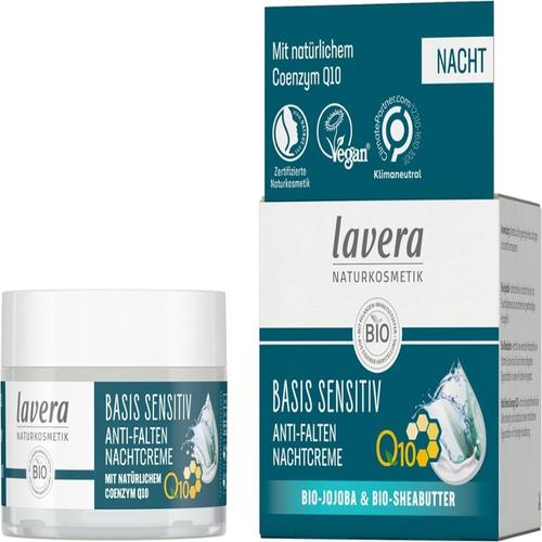 Lavera basis sensitiv Nachtcreme Q10 50 ml