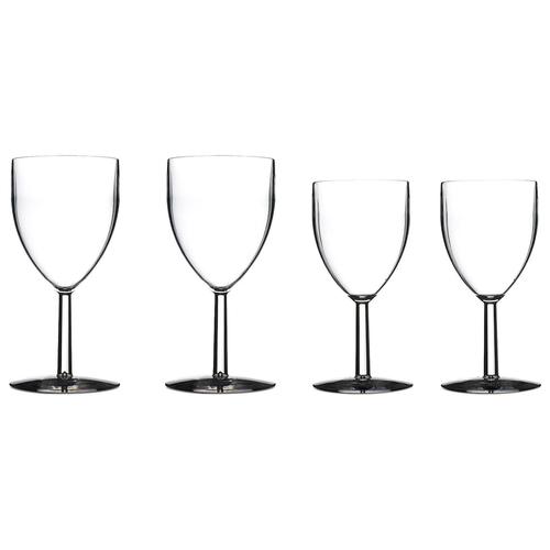 Mepal – Kunststoff-Weingläser 4er Set Gläser