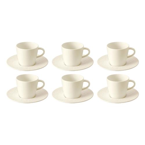 Villeroy & Boch – Manufacture Rock Kaffee Set 6er Set Geschirr