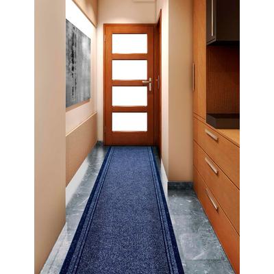 Läufer "Schmutzfangläufer MALAGA, Made in Belgium", blau, B:66cm H:6mm L:1550cm, Polypropylen (PP), PRIMAFLOR-IDEEN IN TEXTIL, Teppiche, Schmutzfangläufer, Schmutzfangmatte, meliert, gesteift, strapazierfähig, rutschhemmend Image