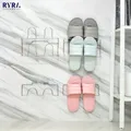 Porte-chaussures mural en acier inoxydable présentoir à chaussures d'intérieur sans perçage