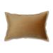Pillow Perfect Indoor Velvet Flange Rectangular Throw Pillow, 12 X 20 X 5