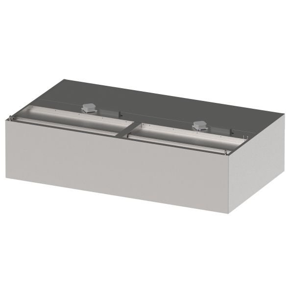 Stalgast Wandhaube "Expert Line", Kastenform 2400 mm x 1100 mm mit LC2 Typ A Zyklonen-/Labyrinthfilter Image