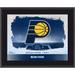 "Indiana Pacers Framed 10.5"" x 13"" Sublimated Horizontal Team Logo Plaque"