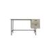 Birch Lane™ Asella Solid Wood Desk Wood/Metal in White | 30 H x 55 W x 24 D in | Wayfair 0EECD8D8FF7B43FB9B8FAB7C77584602