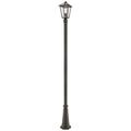 Z-Lite 1 Light Outdoor Post Mounted Fixture in Oil Rubbed Bronze Finish