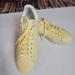 Adidas Shoes | Adidas Mens Size 9.5 Stan Smith Leather Shoes Vapour Yellow Cloud White | Color: Yellow | Size: 9.5