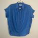 Madewell Tops | Madewell Getaway Oversized Button-Down Shirt Women’s Size Xxs Oversized Blue | Color: Blue | Size: Xxs