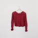 Brandy Melville Tops | Brandy Melville! Maroon Red Dainty Cropped Sweater Top! | Color: Red | Size: Xs