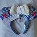 Disney Accessories | Disney Minnie Mouse Headband | Color: Blue/White | Size: Os