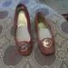 Michael Kors Shoes | Michael Kors Lillie Logo Brown Suede Ballet Flats Size 8m | Color: Brown | Size: 8