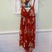 Free People Dresses | Free People Red, Floral Mini Dress | Color: Red | Size: L