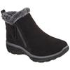 Winterboots SKECHERS "EASY GOING - HIGH ZIP", Damen, Gr. 38, schwarz, Veloursleder, Textil, casual, Schuhe, Winterschuh mit Fellimitatkragen