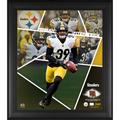 Minkah Fitzpatrick Pittsburgh Steelers Framed 15" x 17" Impact Player Collage with a Piece of Game-Used Football - Limited Edition 500