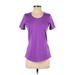 Under Armour Active T-Shirt: Purple Activewear - Women's Size X-Small