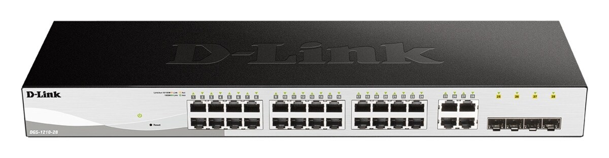 D-Link DGS-1210-28 28-Port Layer2 Smart Managed Gigabit Switch Image