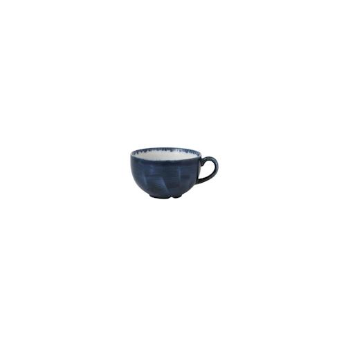 Stonecast Plume Line Kaffeetasse Plume Ultramarine 11x(H)6,5cm 340ml blau, ohne Untertasse (12 Stück) von CHEFGASTRO