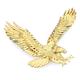 GM Fine Jewelry Collection 14k Yellow Gold Eagle Pendant, Metal