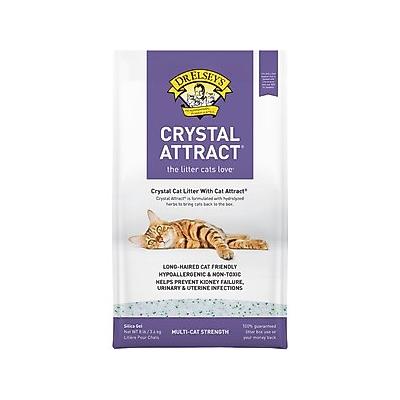 Dr. Elsey's Crystal Attract Long-Hair Crystal Cat Litter, 8-lb bag