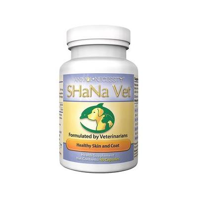 Animal Necessity ShaNa Vet Natural Skin & Coat Dog & Cat Supplement, 45 count