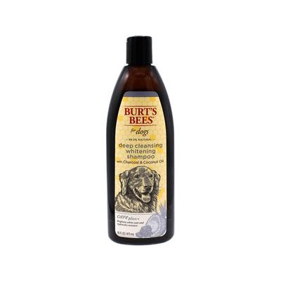 Burt's Bees Care Plus+ Charcoal & Coconut Oil Deep Cleansing Whitening Dog Shampoo, 16-oz bottle