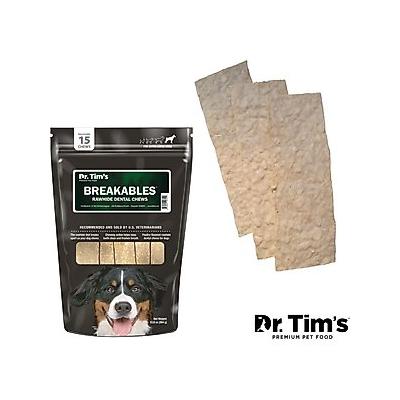 Dr. Tim's Breakables Dental Chews for X-Large Dogs, 15 count