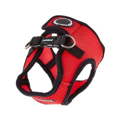 Puppia Vest Polyester Step In Back Clip Dog Harness, Red, Medium: 15.4-in chest