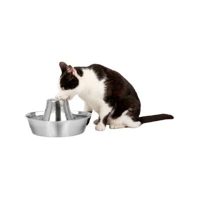 PetSafe Seaside Stainless Steel Cat Water Fountain, 60-oz