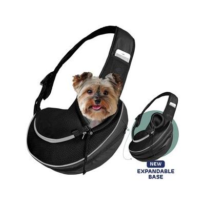 Katziela Expandable Sling Dog & Cat Carrier, Small, Black