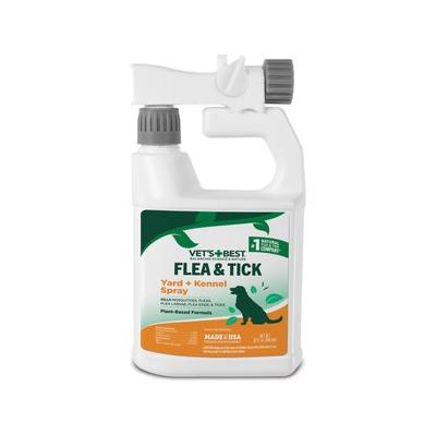 Flea + Tick Yard & Kennel Spray for Dogs & Cats, Vet's Best, 32-oz