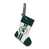Michigan State Spartans Wood Stocking Ornament