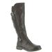 White Mountain Meditate Wide Calf - Womens 8 Brown Boot Medium