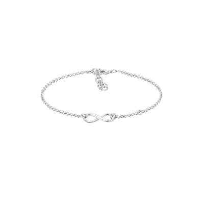 Elli DIAMONDS - Infinity Basic Diamant (0.015 ct) 925 Silber Armbänder & Armreife Damen