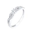 Elli - Infinity Zirkonia 925 Sterling Silber Ringe Damen