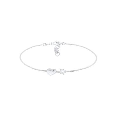 Elli Herz Sterne Astro Symbol Filigran 925 Silber silberfarben Damen Image