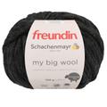 my big wool von freundin x Schachenmayr, Anthrazit meliert, aus Schurwolle