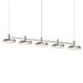 SONNEMAN Systema Staccato 57 Inch 5 Light LED Linear Suspension Light - 1785.16-PAN
