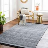 Anane 6' x 9' Cottage Smoke/Light Gray/Dark Purple/Light Gray/Silver/Black/Light Slate/Charcoal/Medium Gray Area Rug - Hauteloom