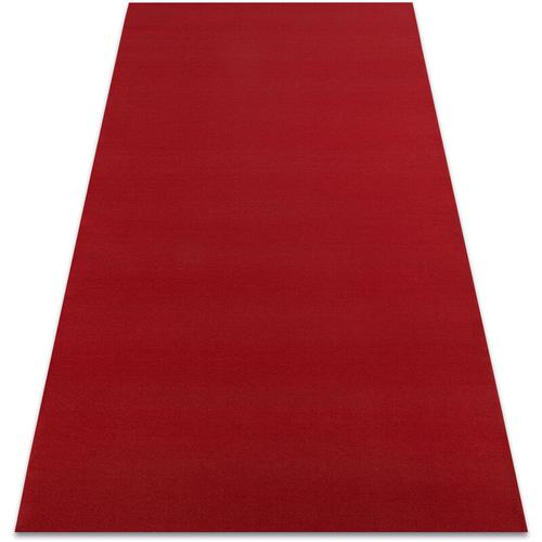 Rugsx - Teppich Antirutsch rumba 1974 einfarbig rotwein, rot red 60x200 cm