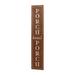 Farmhouse Porch Sweet Porch Wood Wall Plaque, Brown and White, 47.25" H