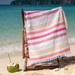 SandFree Cotton Oversized Turkish Beach Towel with Tassels - 35x75