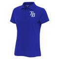 Women's Antigua Royal Tampa Bay Rays Logo Legacy Pique Polo