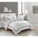 New York & Company NYCO Gibson 9 Piece Reversible Comforter Set, King Grey Polyester/Polyfill/Microfiber in Gray | Twin | Wayfair BCS44037-WR