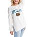 Women's Gameday Couture Cream UCLA Bruins Side Split Logo Pullover Top