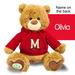 Red Maryland Terrapins Personalized Plush Polly Bear